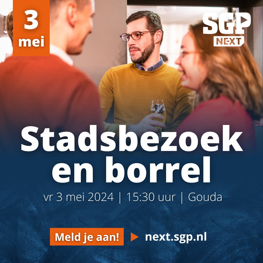 SGP_Next's tweet image. Meld je nu aan voor het eerstvolgende evenement van @SGP_Next, vrijdagmiddag 3 mei in Gouda. Maak kennis met het Joodse verleden van de stad. Doorkruis het centrum met gids Pieter Verhoeve. Uiteraard sluiten we af met een gezellige borrel. Wees erbij! next.sgp.nl/actueel/agenda…