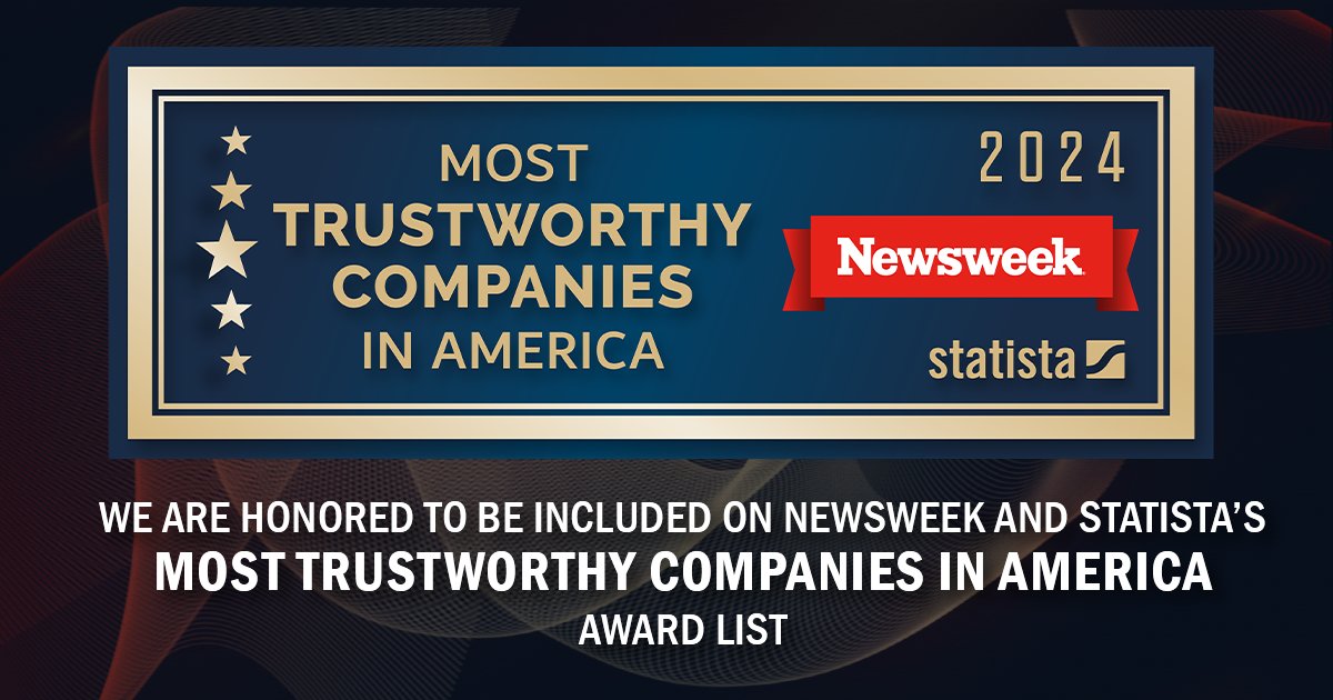 Exciting news! Vistra has been named one of America's Most Trustworthy Companies by Newsweek. This honor underscores our commitment to doing business the right way. It's one of our core principles and the cornerstone of our reputation as an industry leader.