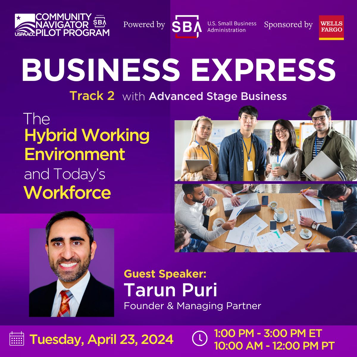 Hybrid headaches? Boost your team's productivity at our next Business Express Session on 4-23. RSVP here, cnpp.uspaacc.com/events/2023/bu… #hybridworkforce