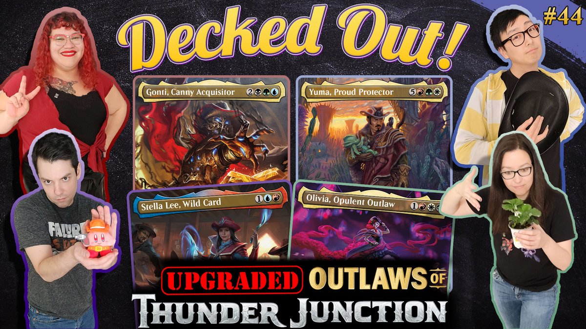 New Episode!🎉 Today we upgraded the #MTGThunder precons! Let us know in the comments what changes you would have made.🥰 Special Guest: @BobbieChristxne ➡️youtu.be/ccL-n073aYo Special thank to our sponsors: @ToaMichael @UltimateGuard and @moxfieldmtg