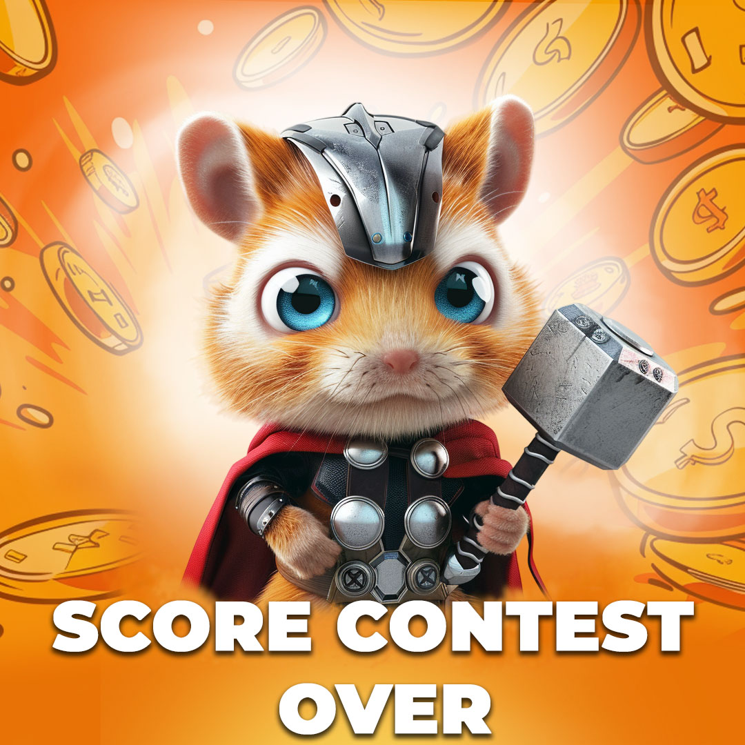 ⚡️SCORE CONTEST OVER⚡️ 🎉 Time to finalize the results of the contest and find out who has the best score in HAMSTER KOMBAT! 👀 There were a lot of entries! We saw the efforts of everyone who raised the score in the game! A huge thank you to our wonderful community for…