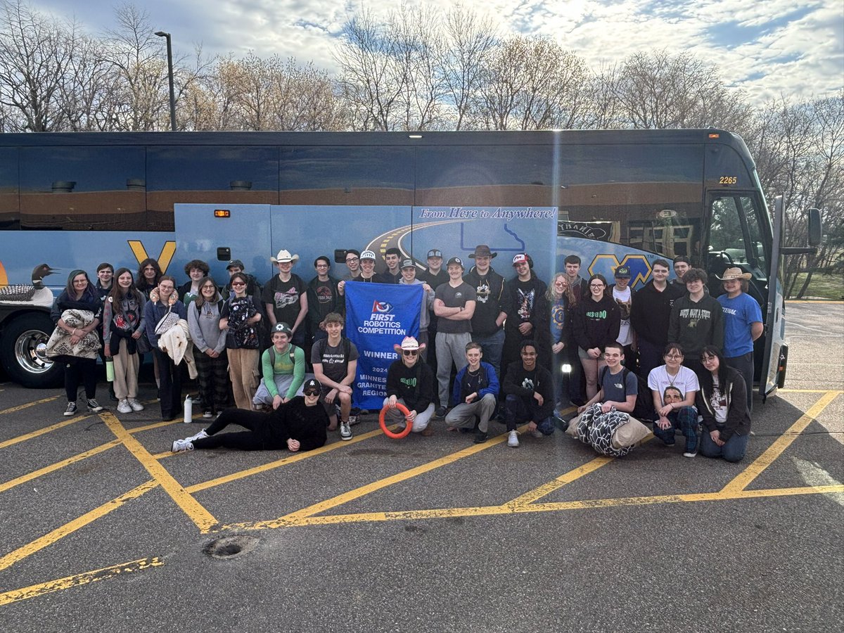 Good luck to the STMA Robotics Team, Binary Batallion, as they head to Houston, Texas for the Worlds Competition! They have put in many hours to get to this point! Congratulations on your year so far!