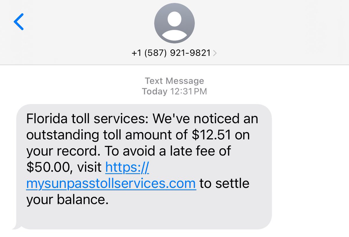 Nefarius_One's tweet photo. @SunPass_FDOT I got one this afternoon, too. https://t.co/8ZoVnkybFa