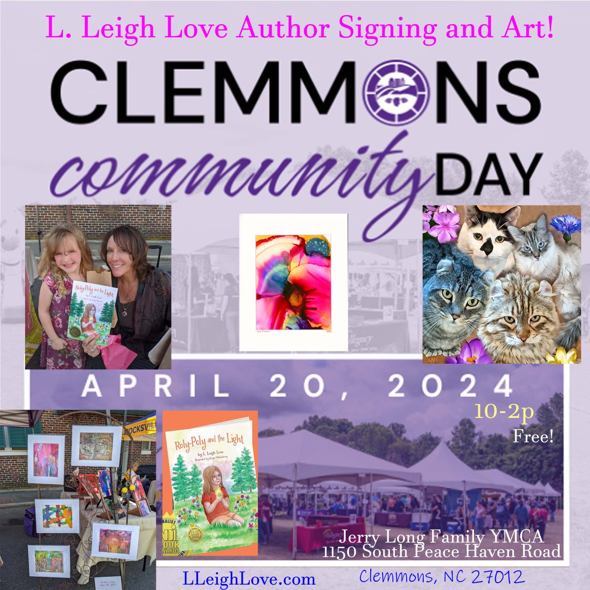 Clemmons Community Day!

Music, Food, Fun, Art and Books. What more could you want?

Free bookmarks? Ok, sure. 

#BooksWorthReading, #WritingCommunity, #SupportLocal, #indieauthors,#SupportLocalArtists