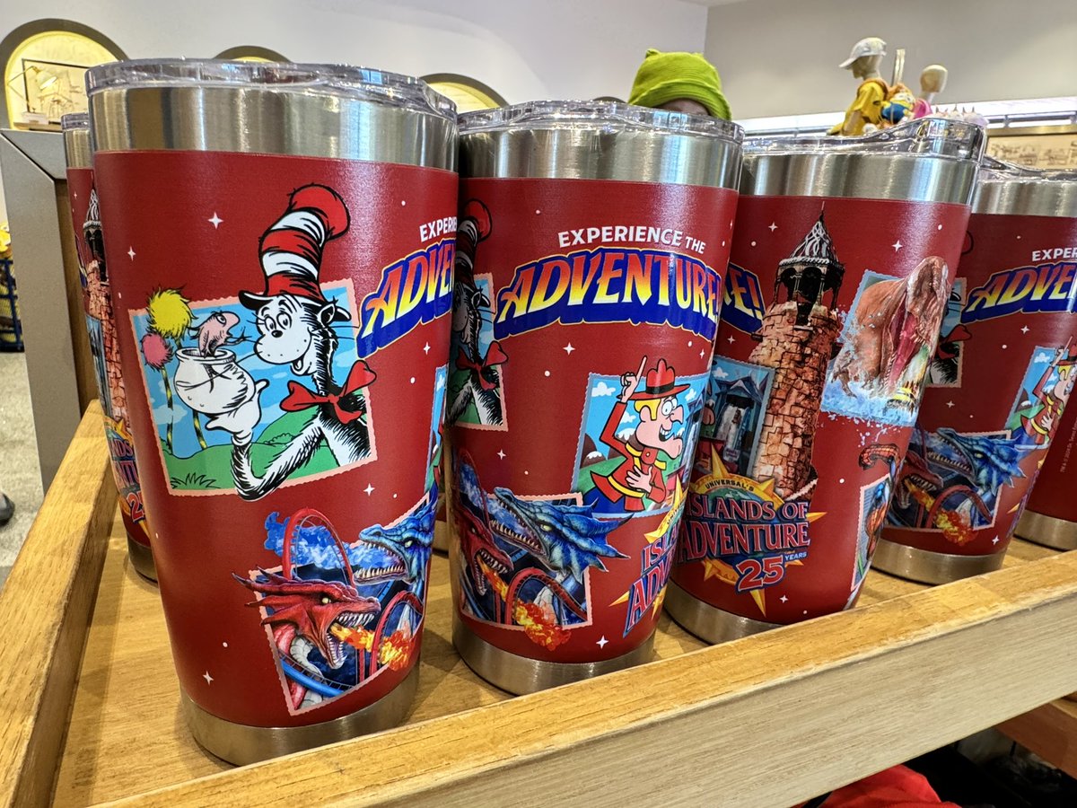 Universal has released new merchandise celebrating the 25th Anniversary of Islands of Adventure. @UniversalORL