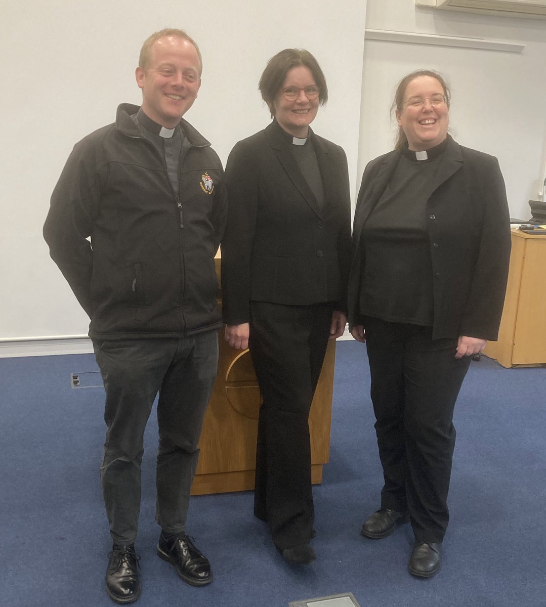 Licensing!! @KHedderly is now Archdeacon of Charing Cross. Laura Jorgensen @BotolphAldgate Area Dean & Jack Noble @stgilescg Sub Dean #SquareMileChurches Looking forward to working with them all! @dioceseoflondon