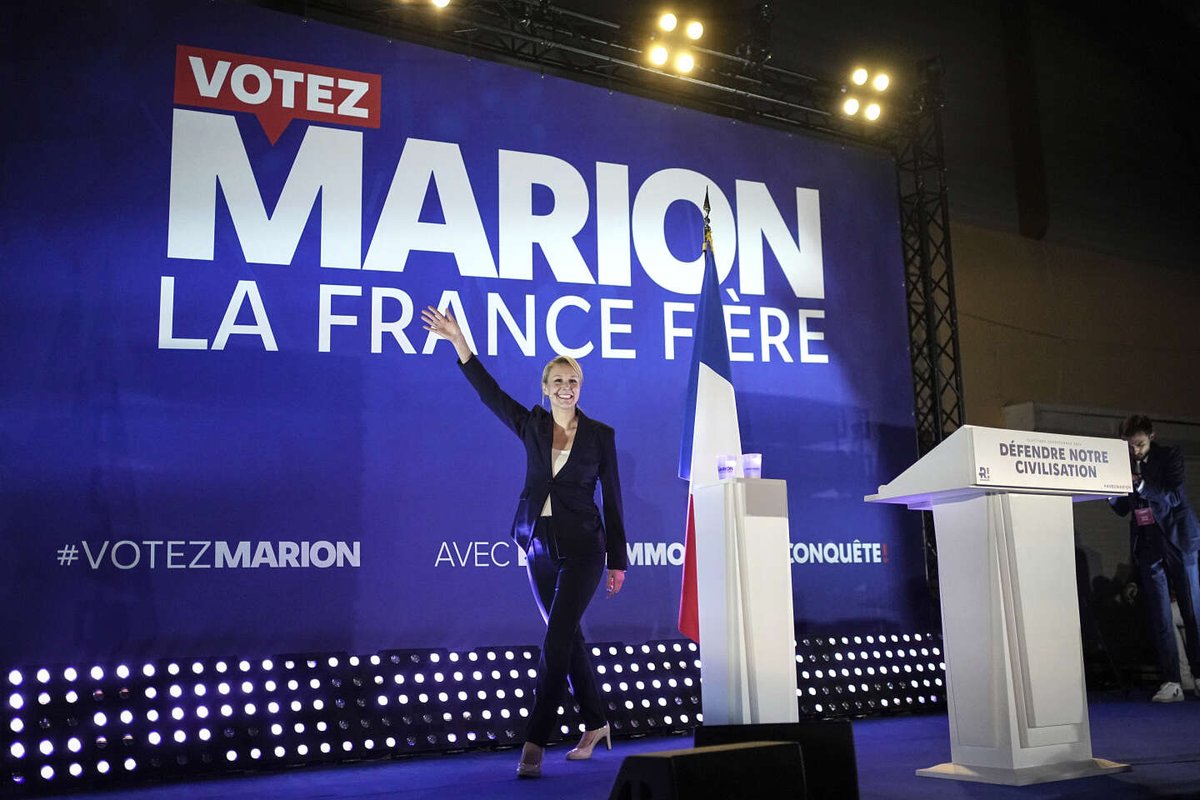 Le #9Juin2024, #VotezMarionLaFranceFière! #DéfendreNotreCivilisation 💤

#AvecMarion #MarionMaréchal #ParCeQuElleEst dans #LeBonGroupe -> #ECR 💤

Liste #RECONQUÊTE! #R! 💤