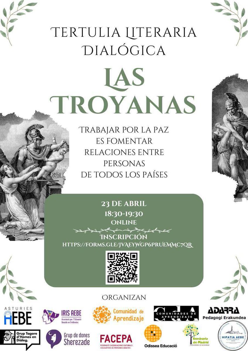 La nostra Comunitat Educativa sempre a favor de la Pau promovent la solidaritat i la convivència entre països, cultures, religions i ideologies per damunt de les diferències. Et convidem a unir-te al diàleg d'aquesta TLD per la Pau. docs.google.com/forms/d/e/1FAI…