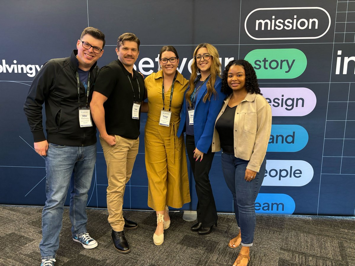 acquia's tweet image. The Acquia team gathered in Atlanta for the #EvolveDrupal summit, hosted by our partner, @evolvingweb. There were discussions that touched on topics from AI, accessibility, inclusive design in higher education, and website creation. It was a fun experience for all!