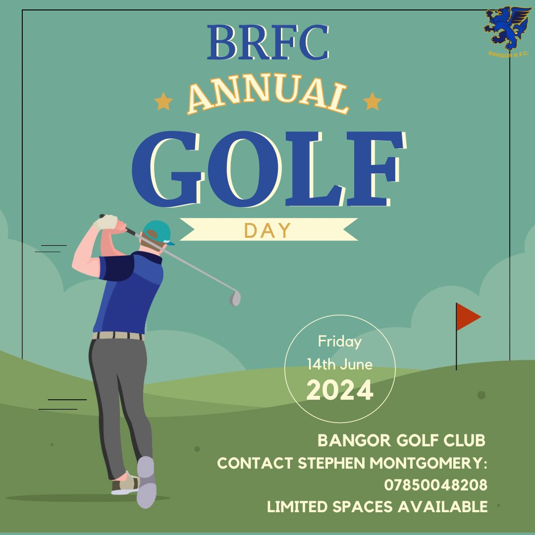 ⛳️ A TRADITION UNLIKE ANY OTHER ⛳️ Did you watch the @TheMasters and think wee buns? Our annual golf day @ Bangor Golf Club is now open for bookings! There are limited spaces left so get involved! It’s always a tee-rific 👀 day out with prizes to be won!