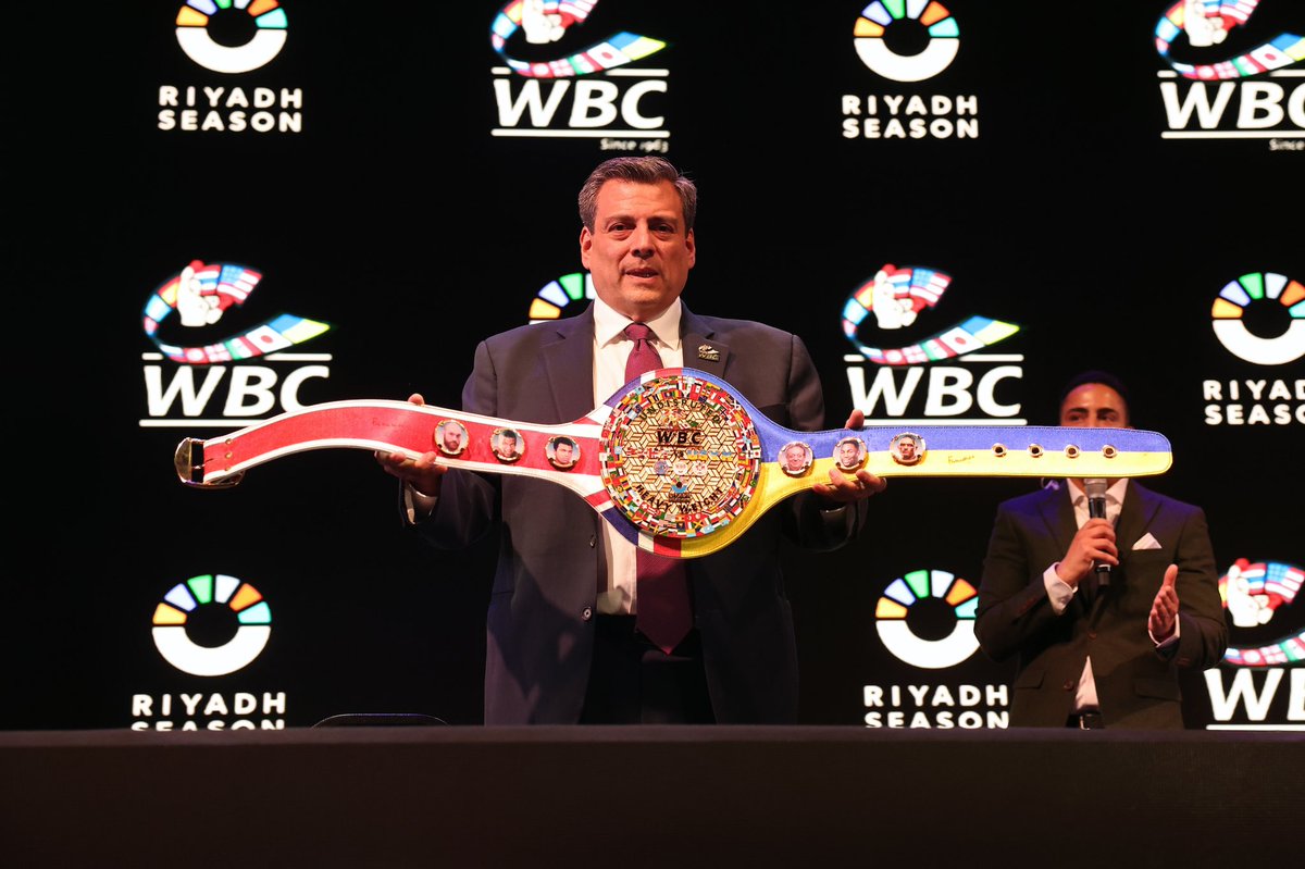 Turki_alalshikh's tweet photo. A bilateral partnership between #RiyadhSeason and the World Boxing Council (WBC), one of the most important and prestigious official organizations in the world of boxing, aiming to achieve further successes in the entertainment sector in the Kingdom 🥊🔥 https://t.co/BfYVVWaf0C