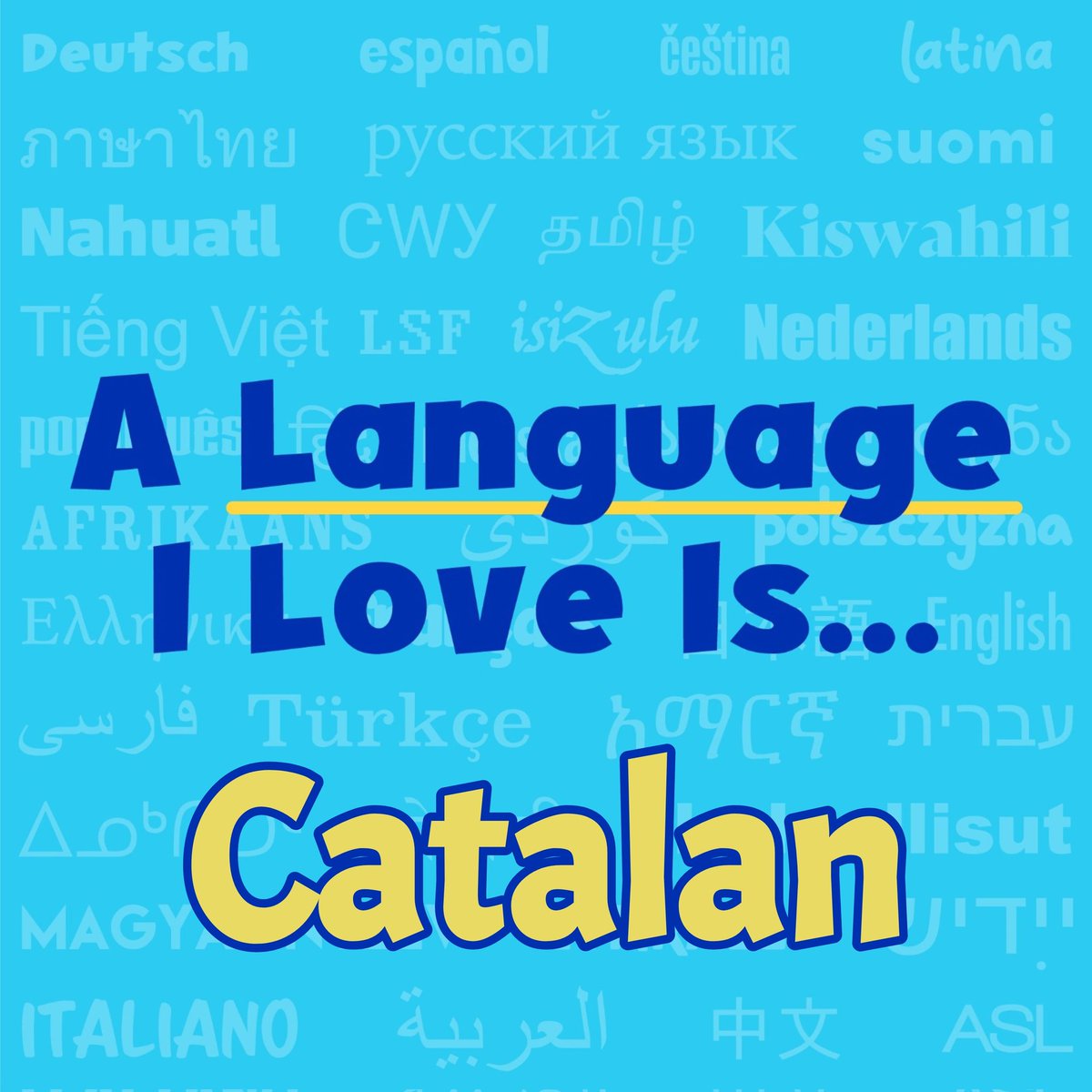 Nou episodi! 🚨

Hola a tothom! Episode 21 is all about Catalan – its history, sounds, grammar, distinctive features, and status today. This time I'm hosting two guests, as I chat Catalan with friends Alba and Joey.

Acast: shows.acast.com/a-language-i-l…
Spotify: open.spotify.com/episode/6g1Ne8…