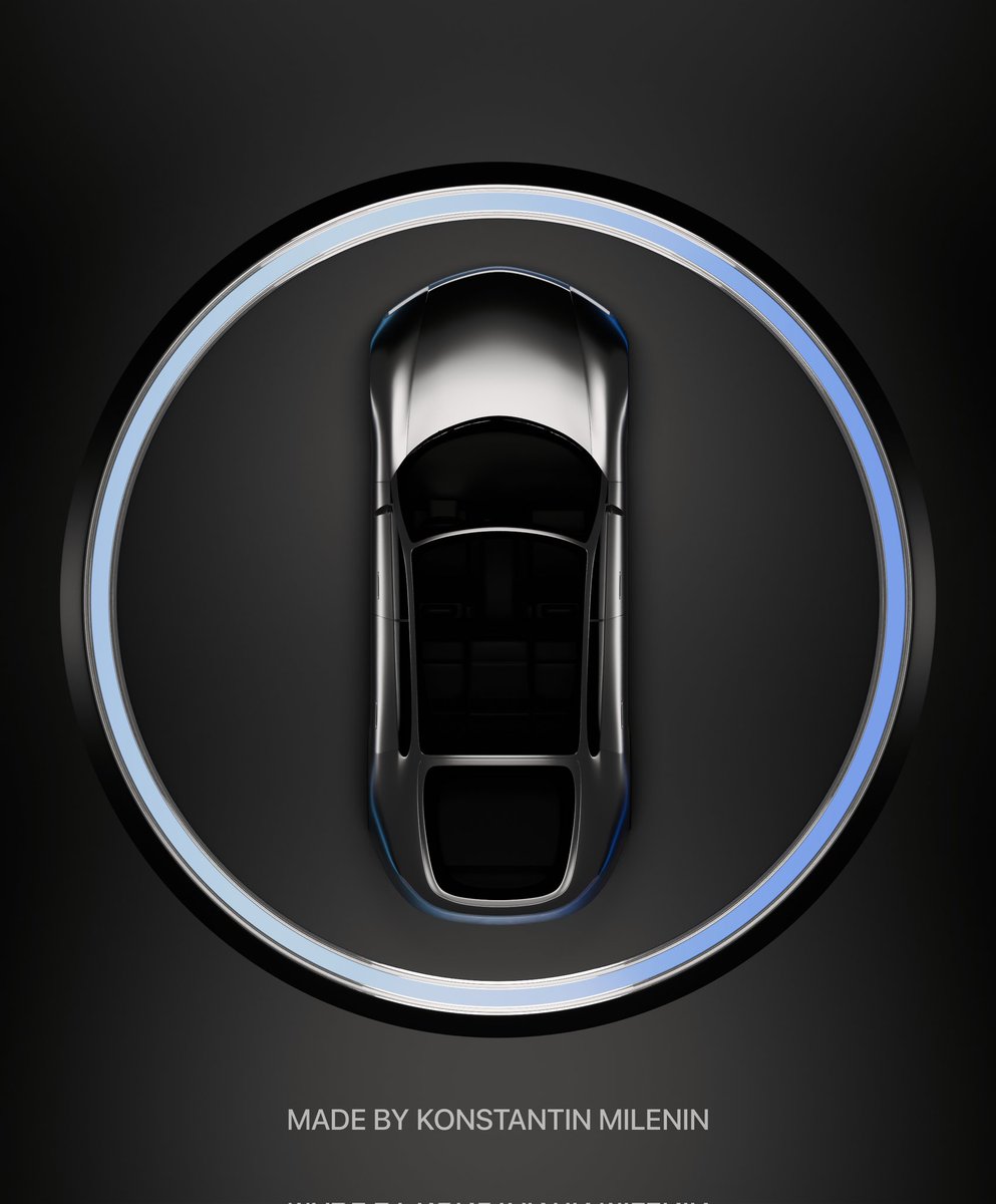 mi_konstantin's tweet photo. Apple Car Concept ( Project Titan )

The same project that will never see light of day due to its cancellation company... But we will still enjoy the futuristic look car! ✨

Work: @mi_konstantin 
Created in #Blender3D 

#Concept #AppleCar #Titan #ProjectTitan https://t.co/egBbS2BcYP