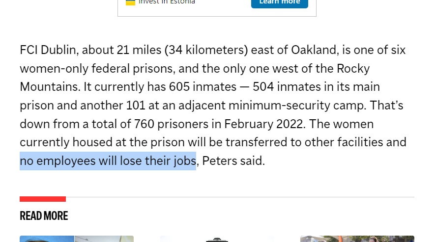 so... the feds are closing the prison bc the employees won't stop abusing the women but also... 'no employees will lose their jobs' apnews.com/article/federa…