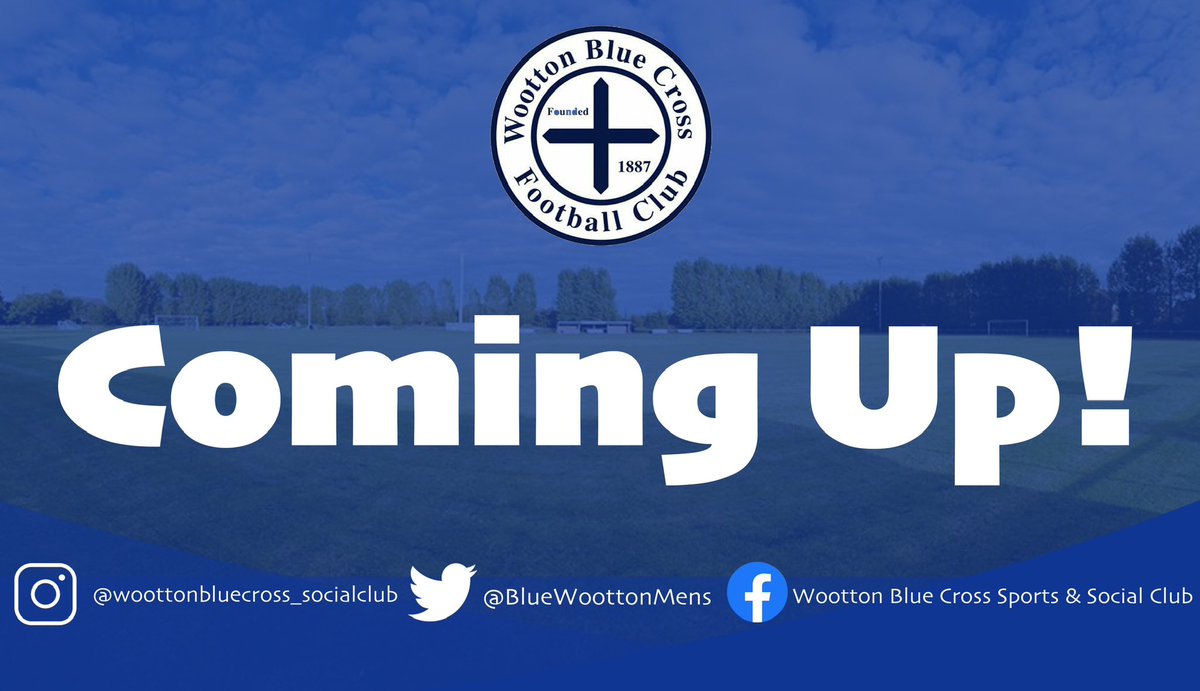 BlueWoottonMens's tweet photo. 🔥 | “Under the Lights” Tomorrow Night!

⚽️ 1st Team Vs @CliftonFC__
🏟️ Weston Park, MK43 9JT
🕢 Open 6:30pm | KO 7:45pm

With the season finish edging closer, the Blue Cross want to maintain their lead at the top of the tree with a big 3 points!

Up the Blue Cross! 🔵✖️ https://t.co/3TQBegTRVf