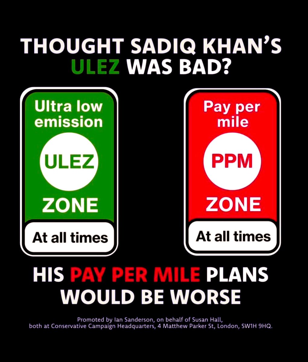 Labour’s Sadiq Khan doesn’t deserve another four years, he’s been failing London. Vote for Susan Hall. Only @Councillorsuzie is on the side of Londoners.