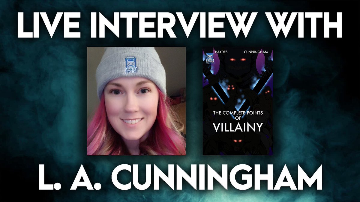 🚨VIDEO INTERVIEW🚨 Come and join me and @laurcunn at 8pm UK time / 3pm EST as we talk about Points Of Villainy, ASAP Imagination, Kickstarter campaigns, drawing dragons, and anything else you can imagine. No exaggeration. Hang out with us on YouTube👇🏻 youtube.com/live/ZKxSb6Pwi…