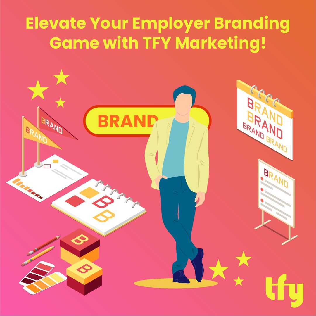 Elevate Your Employer Branding Game with TFY Marketing! 🌟 At TFY, we not only showcase your job listings to millions of qualified candidates but also help you engage with them authentically. 📣💡 #EmployerBranding #TFYMarketing