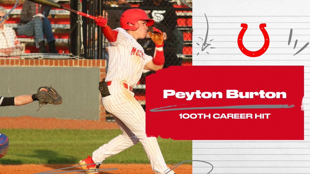 Congrats to <a href="/PeytonBurton6/">Peyton Burton</a> for collecting his 100th career hit during Friday night’s game.