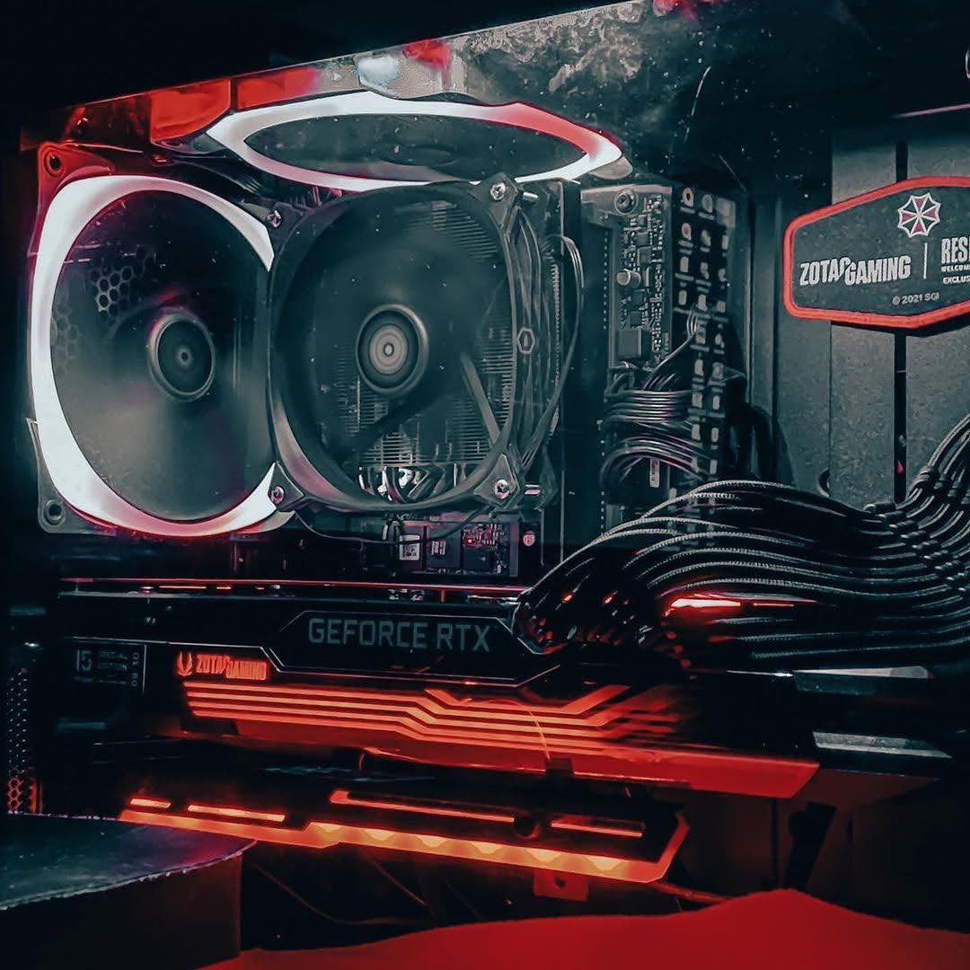 💥🧟‍♀️Take down Umbrella Corps in style with this Red-sident Evil PC build.🧟‍♂️

📷 IG: keokeo_3dcg

#RTX3070TI #RTX30 #Tech #PCBuild #ResidentEvil #PCHardware #PCComponents #GPU #GamingPC