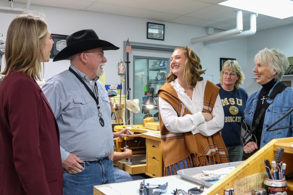 We were happy to welcome some incredible people to the Montana Silversmiths factory last week during the PBR in Billings, Montana. #MontanaSilversmiths