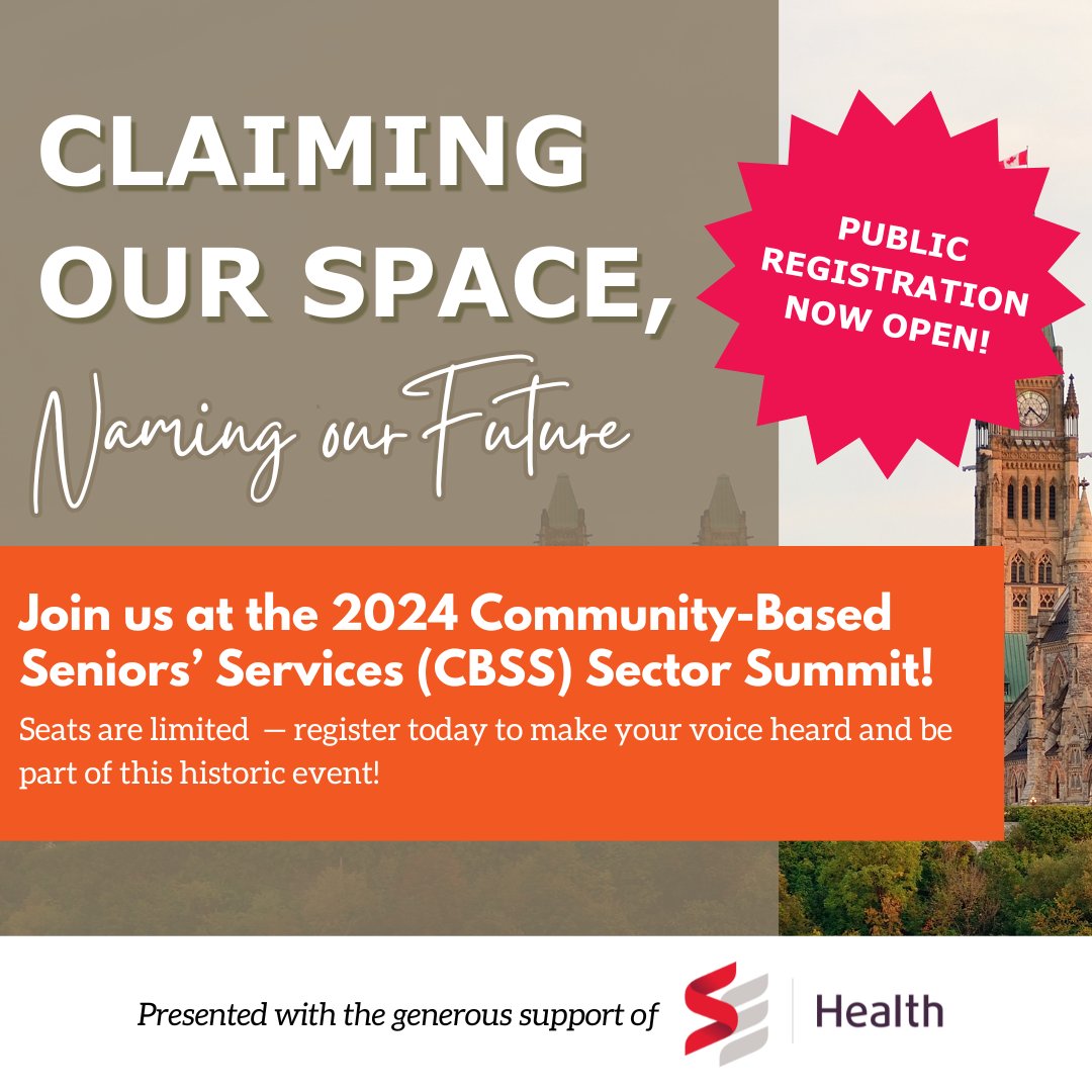 Get your tickets to the first-ever Community-Based Seniors' Services Sector Summit, hosted by HelpAge Canada! Grassroots organizations are gathering to establish their vision for the future of aging in Canada. Register today 🍁 loom.ly/0XhbtVA