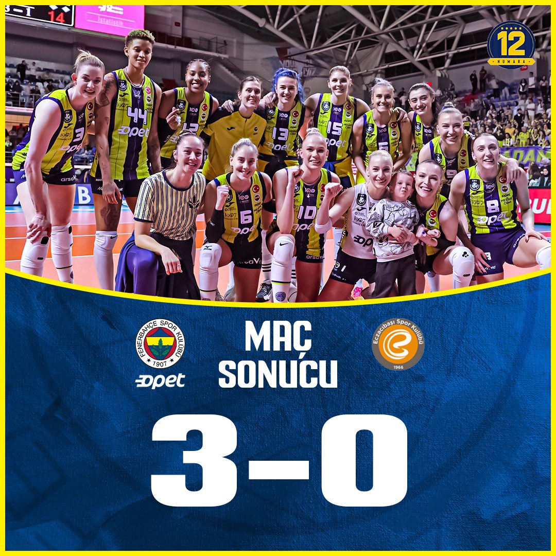 💪 Maç bizim. Final etabında 2-1 öndeyiz! 

Tebrikler Fenerbahçe Opet! 💛💙