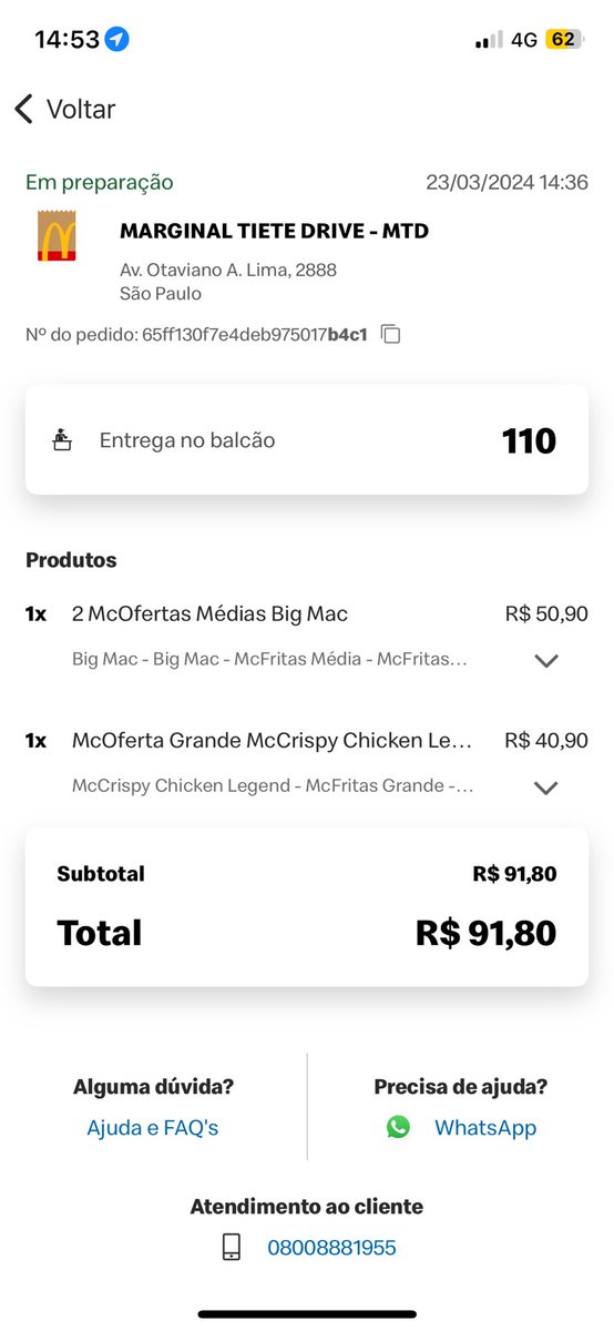 IsabelaBarbero's tweet photo. Faz mais de um mes que estou entrando em contato com o @McDonalds_BR , para realizar um estorno, nao retornam, telefone nao atende… esta difícil, paguei via pix e nao estornam! Me ajudem!! https://t.co/8sOvvMzb4x