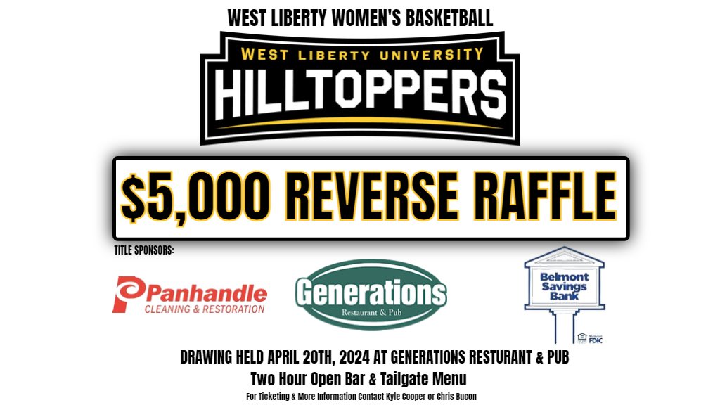 Saturday’s the Day … Reverse Raffle &amp; Assist Club Event … Generations @ 5 PM w/ Open Bar &amp; Tailgate Menu … Tickets Still Available … Reach Out for More Info!!! #wlufamily