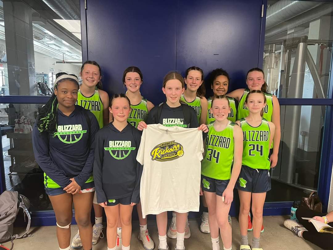 Congratulations to Wisconsin Blizzard 13U Kuranda Blue on winning the Midwest Kickoff Classic tournament in Minneapolis. Two straight championships for these girls. Great job ladies!! #BLIZZFAM