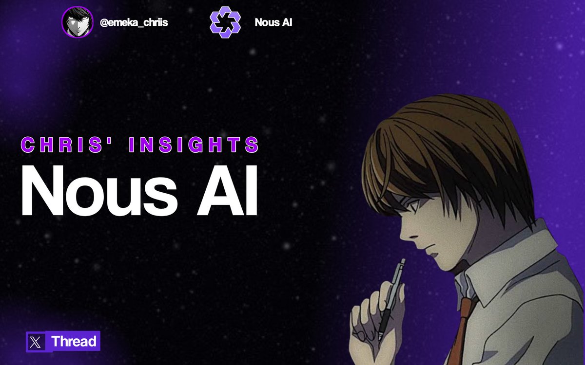 Have you met a chatbot that was made just for you?

You're looking right at the best in the game - <a href="/nousai_io/">NousAI</a>

Here's all you need to know in a thread 
#NousAi ⤵

x.com/emeka_chriis/s…