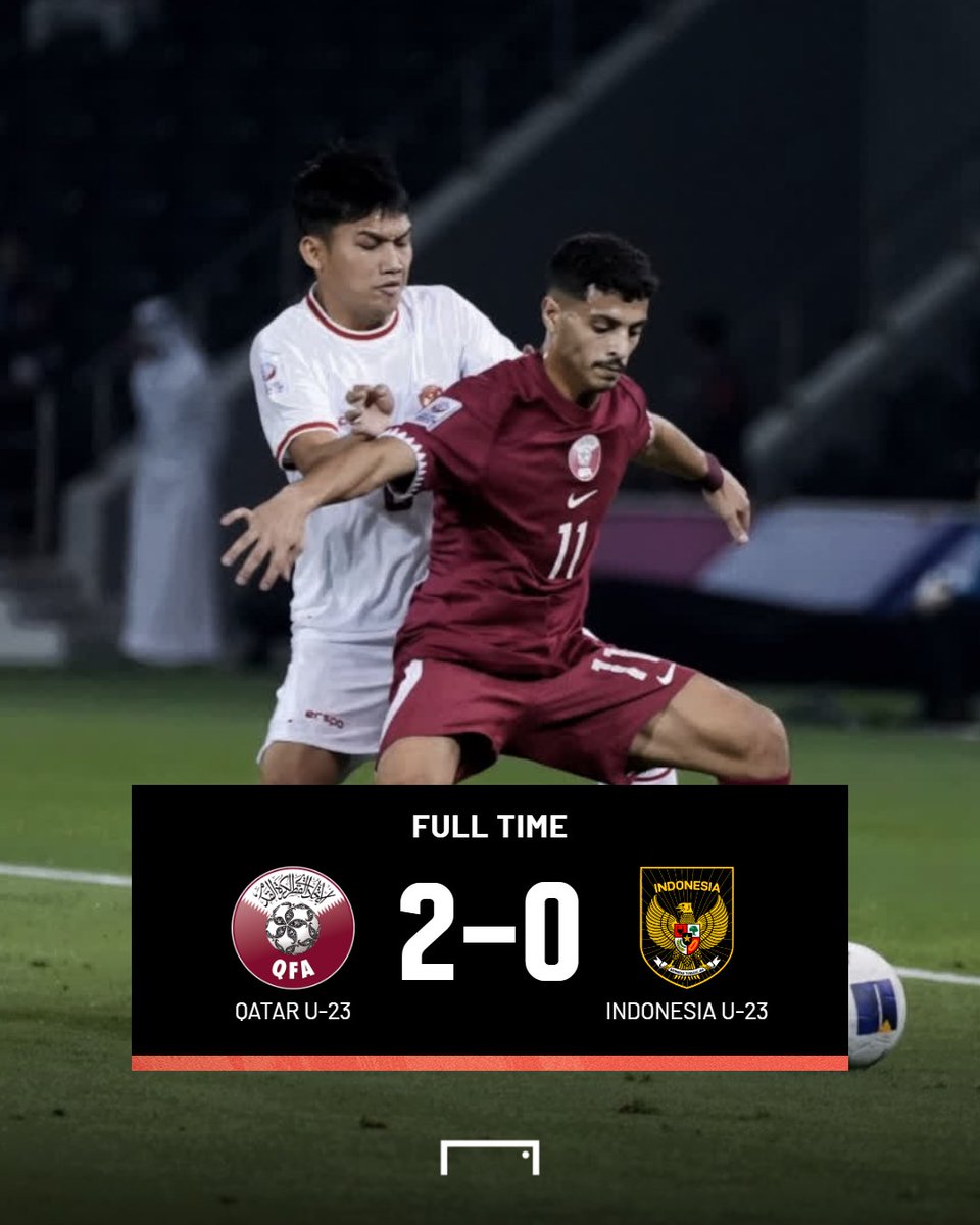 🇶🇦 Qatar 2-0 INDONESIA 🇮🇩

Sembilan pemain Indonesia U-23 dikalahkan oleh tuan rumah Qatar.

Dan jangan tanya soal wasitnya yang ajaib 🤬🤬🤬

Silakan komentarnya...

#TimnasIndonesia #IndonesiaU23 #PialaAsiaU23 #AsianCupU23 #QatarU23