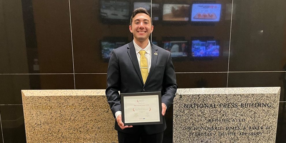 Hofstra Law student Emanuele Putrino 3L Wins @Concurrences Antitrust Award for Best Student Article on Tesla and the rights of individuals to repair their cars. Read the full story on the Hofstra LawNews website: go.shr.lc/3Q4XTeh #lawtwitter #lawschool