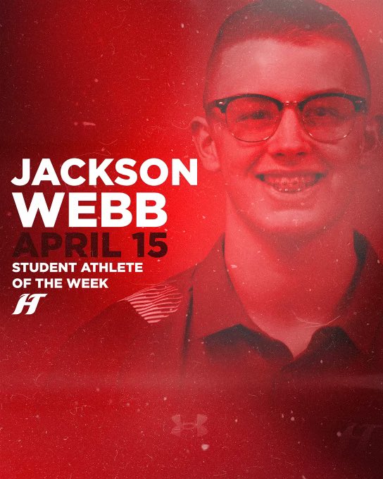 📚 Student Athlete 🏈 of the week, Jackson Webb.