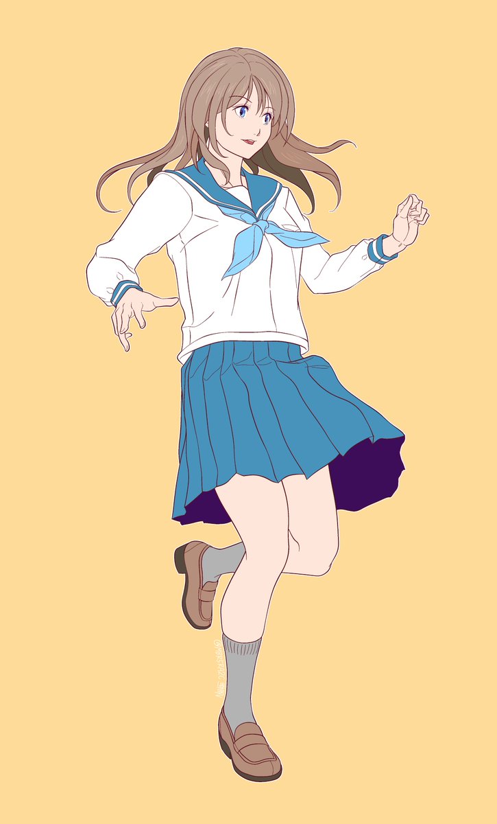 「#これを見た人はセーラー服をTLに放流しようまだあった(=゜ω゜)ノ 」|毛根要請・雪風のイラスト