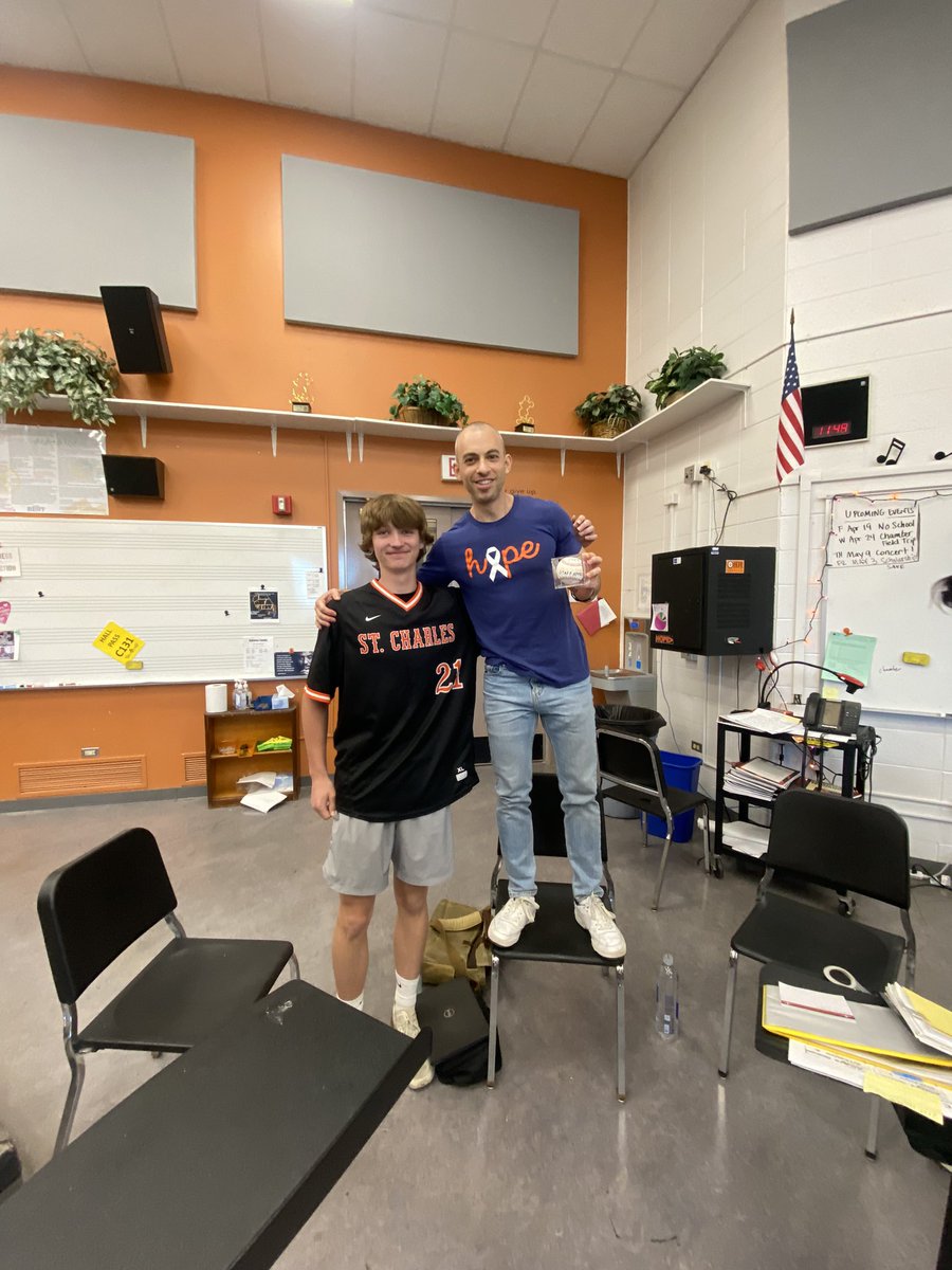 Thank you to Mr. Collons for being a great teacher! <a href="/stce_baseball/">St. Charles East Baseball</a> <a href="/CoachSutor/">Derek Sutor</a>