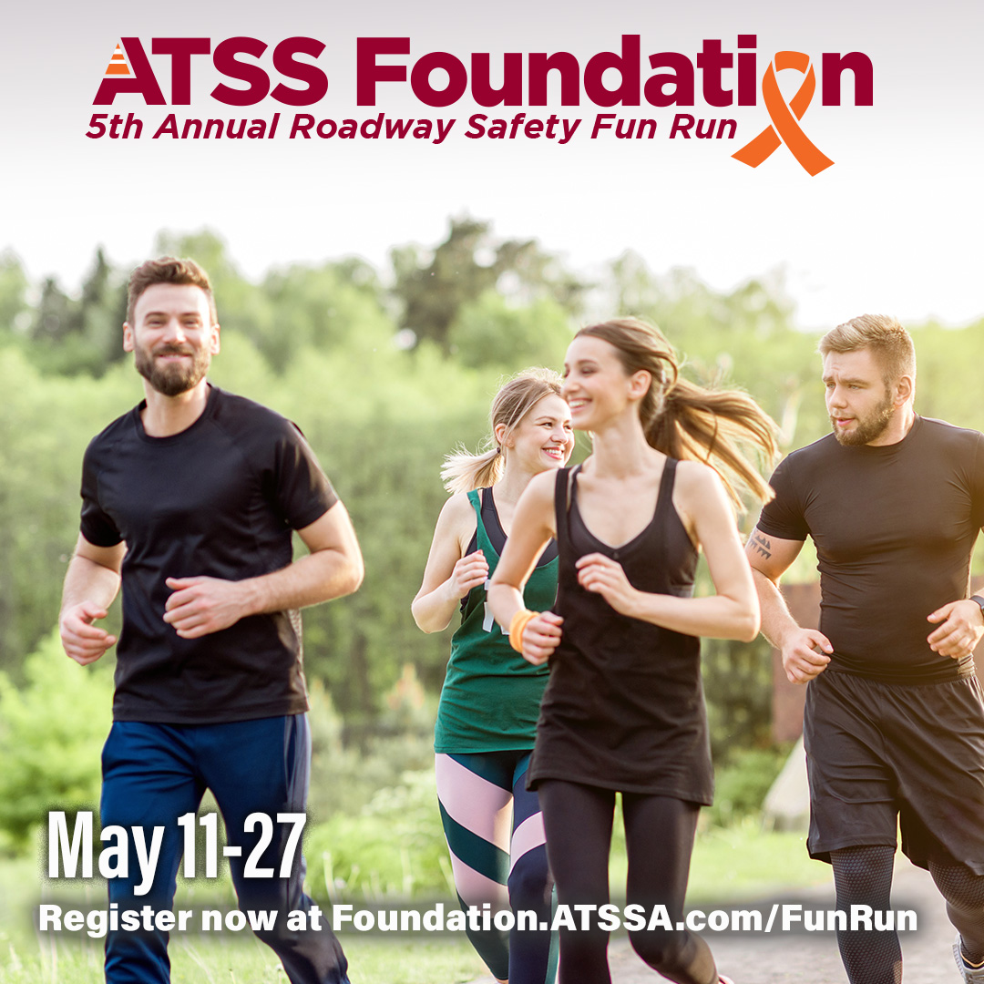 ATSSAHQ's tweet photo. Virtual run = real life fun with #ATSSFoundation’s 5th Annual Fun Run &amp; Roadway Safety Challenge! Choose either the 5K or the 35-mile Roadway Safety Challenge and accomplish it anytime between May 11-27. Learn more at https://t.co/LqxZ4WvQwd. https://t.co/UiNNP5wSt2