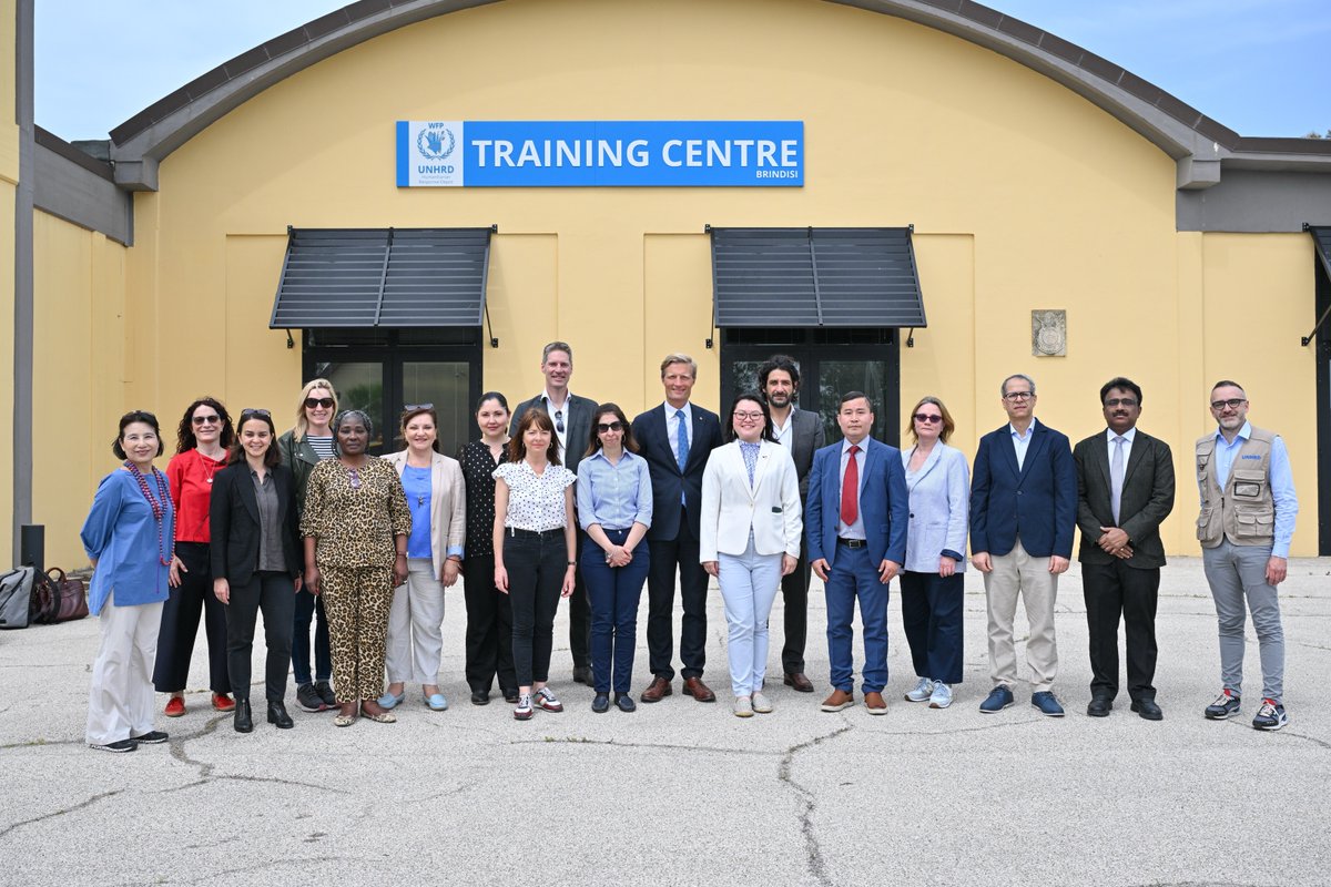 Visited @UNHRD Brindisi together with @WFP Executive Board. This WFP-managed platform offers supply chain solutions so UN and humanitarians can deliver in emergencies, from #Gaza to #Sudan. Impressive team! Good example of how we can collaborate in this time of growing crises.