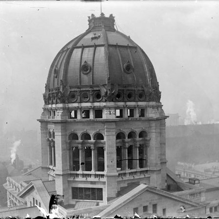 Chicago lost what was the largest dome in the US (larger even than the US Capitol), and a wonder of the Beaux-Arts era.