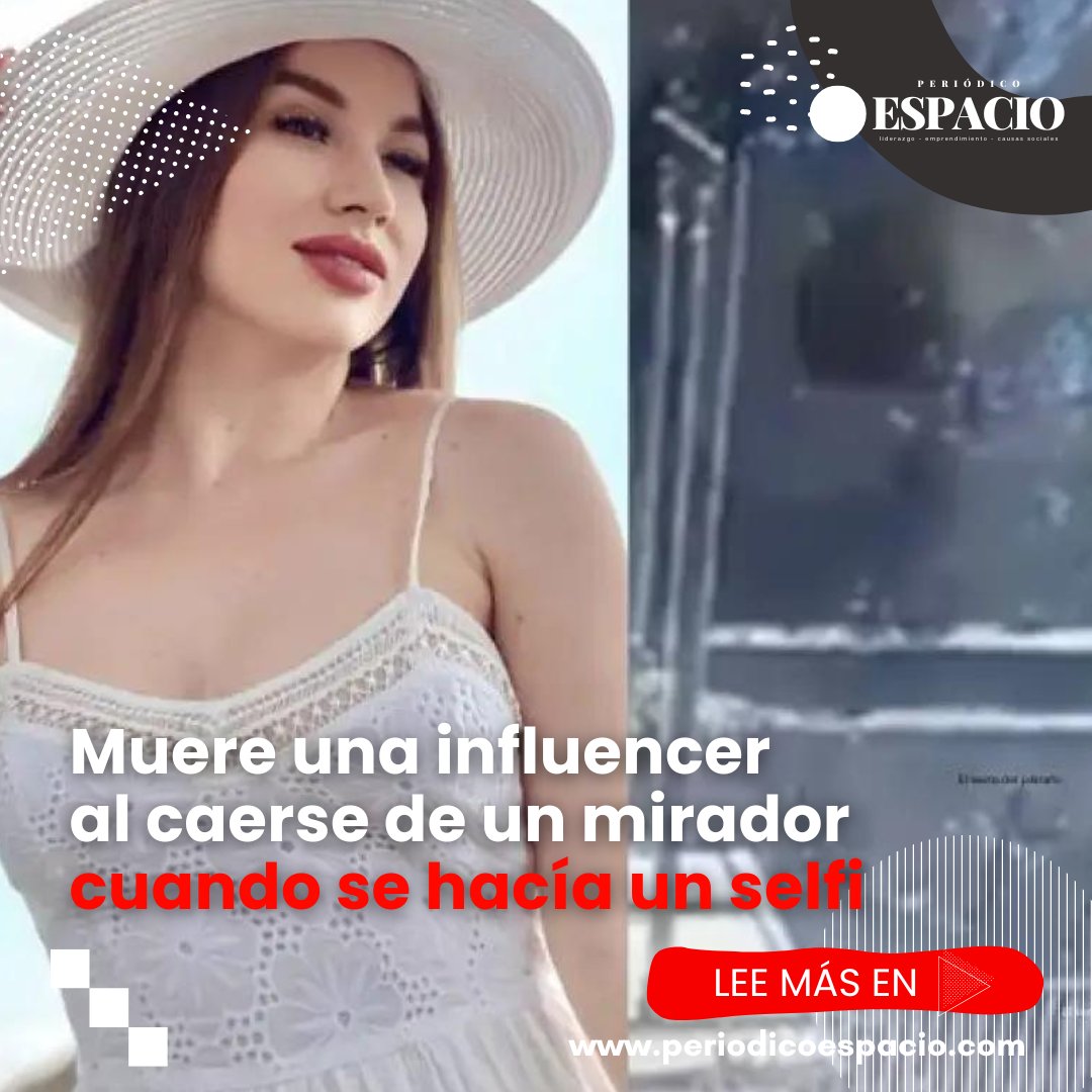 ¡Todo por UNA FOTO! 😢 Un influencer perdió la vida al caer de un acantilado mientras se tomaba una selfie. 📸 periodicoespacio.com/muere-la-influ…