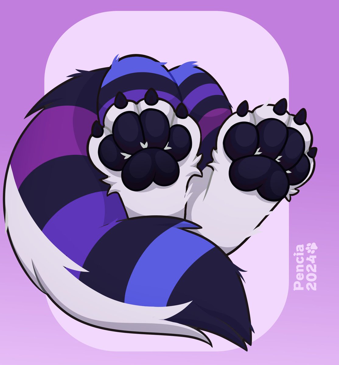 PAWS RAFFLE!! 💜🐾 All you need to is: ✨ follow me and @frodo0o ✨ retweet this post! If you don’t want to wait, you can buy this YCH for 10$! 💗✨ I will draw 2 winners in 3 days! (Or maybe more 👀😌)