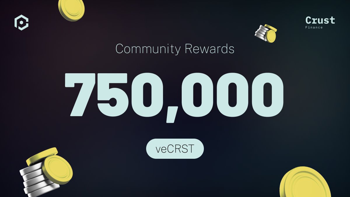 It's time to announce veCRST allocations for the community.
We will be airdropping 750000 veCRST to the community members participating in our quests on zealy, QuestN and other platforms.