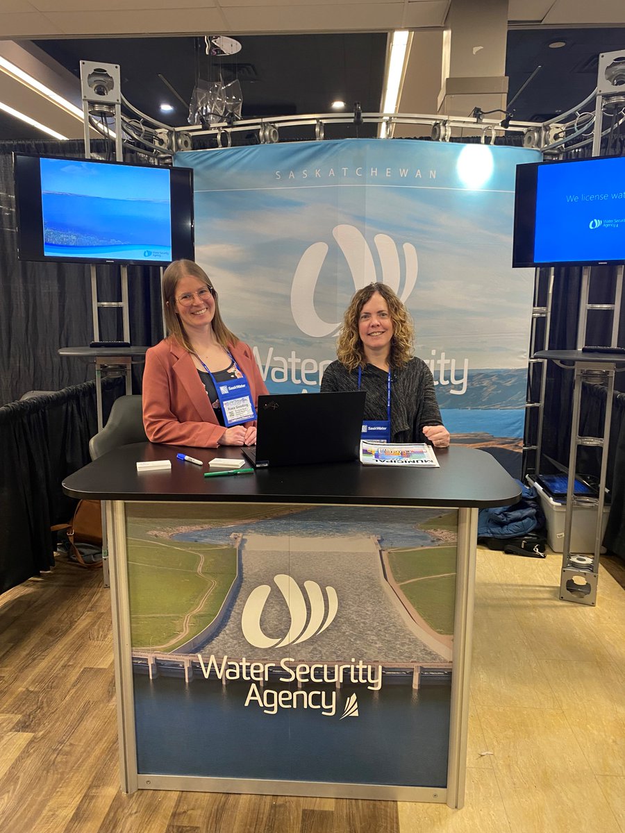 WSASK's tweet photo. WSA is at the SUMA convention today and tomorrow to answer your questions about flood support and water quality programs, permits &amp; approvals, water works and more. Come visit us at booth 209 inside the Viterra International Trade Centre in Regina! #SUMA2024 https://t.co/ATPSfZIgYH