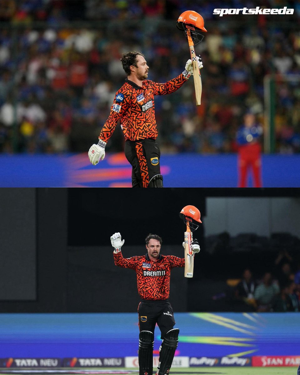 narpatparihar09's tweet photo. #TravisHead smashed fastest #Century for #SRH
#RCBvSRH #SunrisersHyderabad #RoyalChallengersBengaluru #OrangeArmy #DHONI𓃵 #RohitSharma𓃵 #IPLonJioCinema #IPLOnStar #KavyaMaran #RCBBowler #LovelyRunner #Faf #CSKvsMI #IPL https://t.co/gVxWymMySo