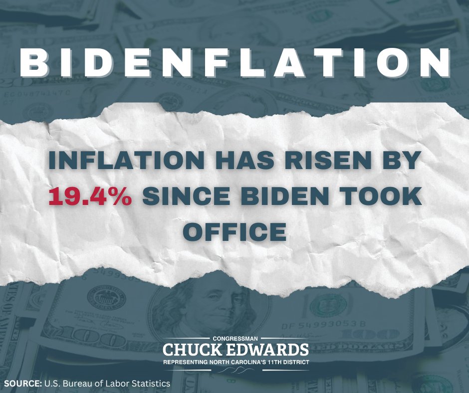 Hard-working Americans are struggling to keep up with ever-increasing inflation fueled by government overspending.