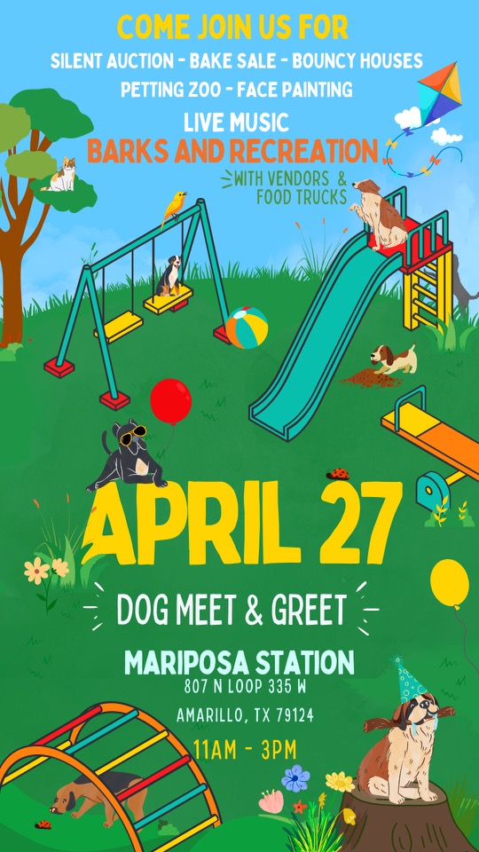Everyone needs best friend!

Join us at our Barks and Recreation event. A adopt a dog, make fun crafts, shop local goods, enjoy delicious food, listen to live music and more.

Guns Up RaiderVet Nation!

#TTUVetMed