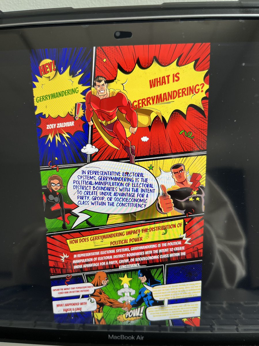 Jeanette Campbell (@edtechcampbell) on Twitter photo Canva comics in Government class! I bet the students in Ms Huhndorf’s class <a href="/SAISDBurbankHS/">Burbank HS, SAISD</a> will remember what Gerrymandering is all about and creating this project for a very long time. Create=Powerful C that makes knowledge stick! <a href="/SAISD_EdTech/">Ed Tech, SAISD</a> <a href="/SASMARTTEACH/">Kelly Miksch</a> Canva comics in Government class! I bet the students in Ms Huhndorf’s class <a href="/SAISDBurbankHS/">Burbank HS, SAISD</a> will remember what Gerrymandering is all about and creating this project for a very long time. Create=Powerful C that makes knowledge stick! <a href="/SAISD_EdTech/">Ed Tech, SAISD</a> <a href="/SASMARTTEACH/">Kelly Miksch</a>
