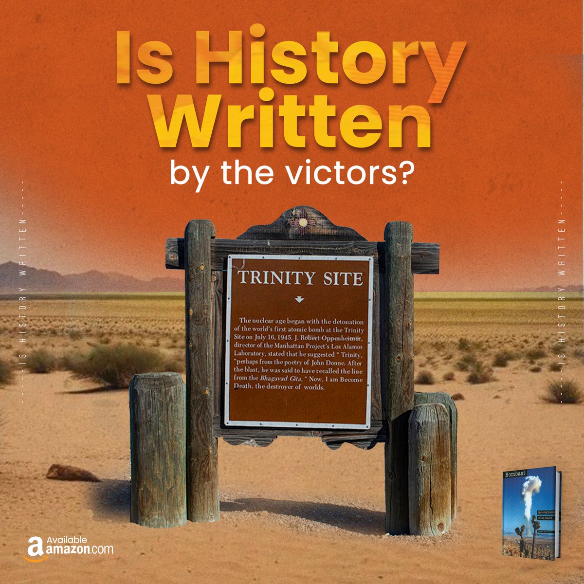 MichonMackedon's tweet photo. Exposing the truth: Is history truly written by the victors? Be it a journey of success or failure, lessons are learnt everywhere.
Learn more: https://t.co/xjVVqY3bzN
#WritingCommunity #ReadersCommunity #Bombast #MichonMackedon #AmazonBooks #AtomicBomb #NuclearBomb #Atomic https://t.co/kPgktT6gOw