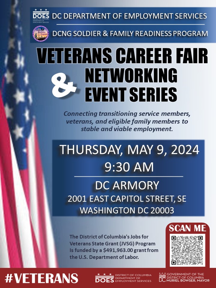 #Jobseekers Save the date for the Veteran’s Employment Expo on Thursday, 9 May. Register today: eventbrite.com/e/veterans-tra… #militarytransition #networking #hiringmilitary