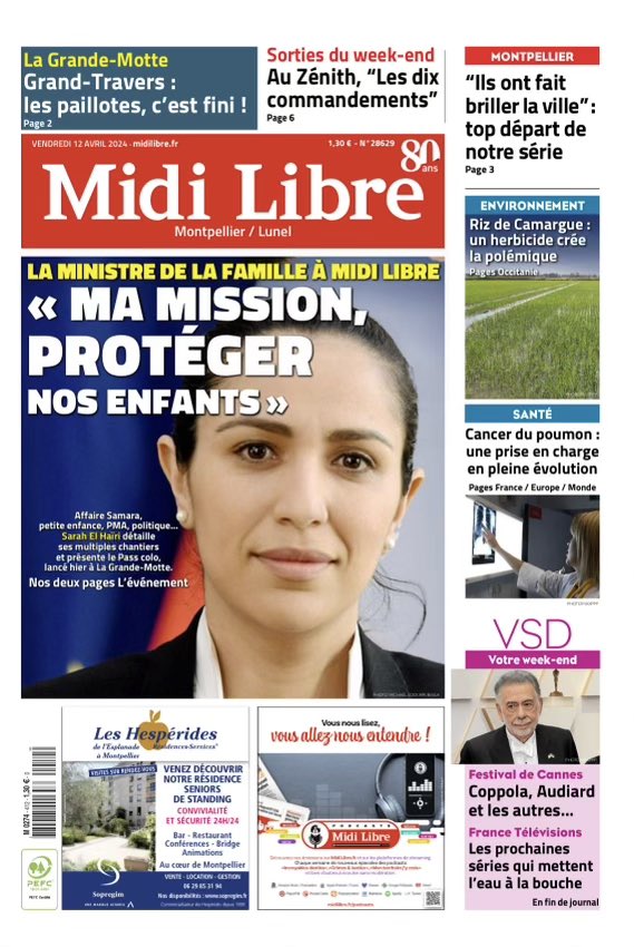 💬 « L'enfant ne se garde pas tout seul, permettre ces aides supplémentaires aux familles monoparentales, c'est permettre aux mamans d'avoir moins de charge mentale. » Petite enfance, PMA, congé de naissance… Retrouvez mon interview pour Midi Libre ⤵️ midilibre.fr/2024/04/11/ent…